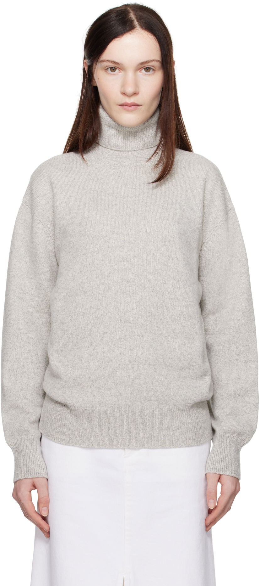Džemper A.P.C. Women's Turtleneck Sweater Siva | WSAAX-F23347