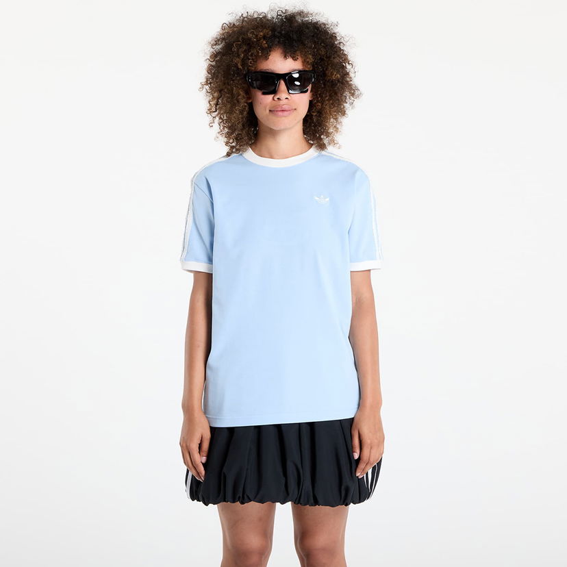 Majica kratkih rukava adidas Originals adidas Originals Ruffle 3-Stripes T-Shirt Plava | KC8820
