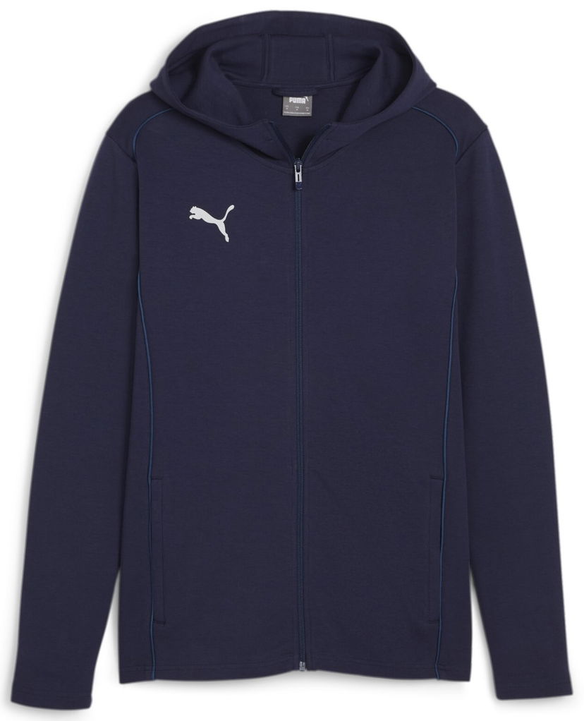 Dukserice Puma teamFINAL Casuals Hooded Jkt Tamnoplava | 658528-06