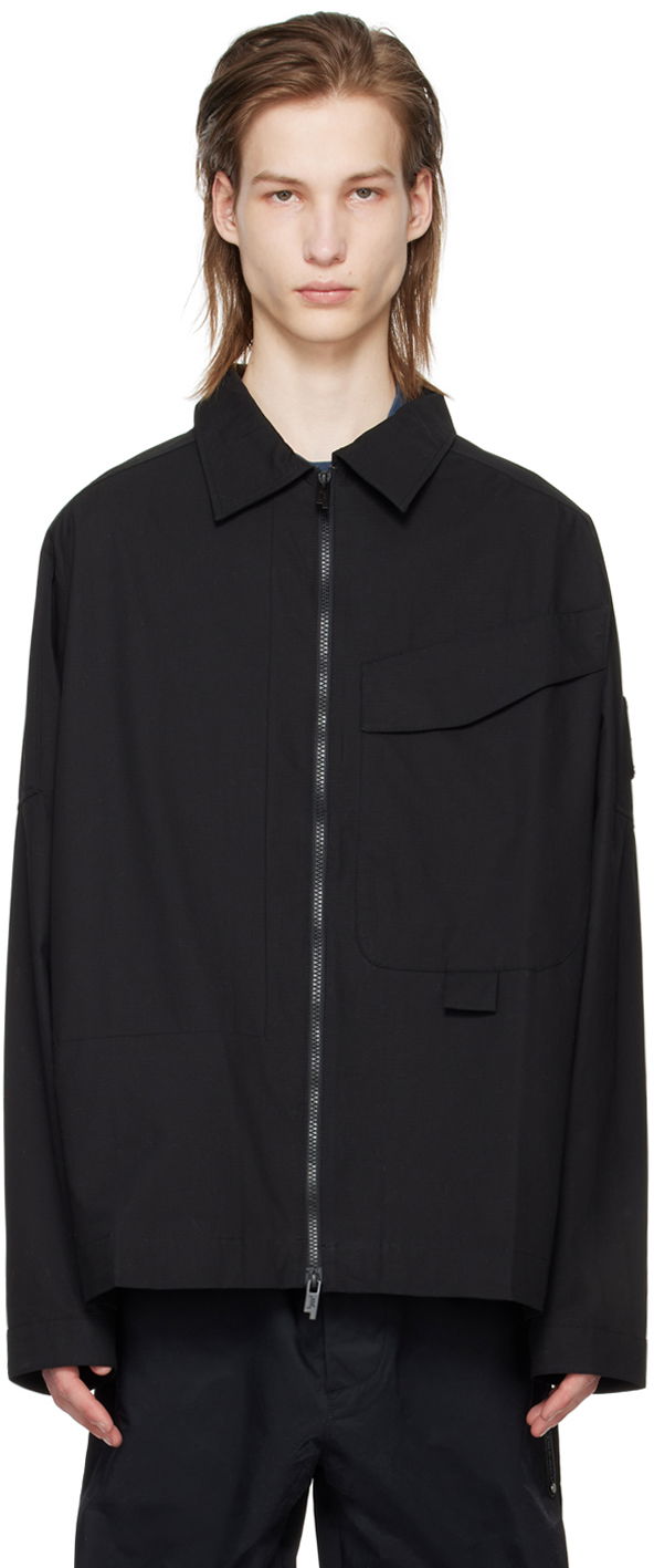 Jakna A-COLD-WALL* Zip Jacket Crna | ACWMSH138A