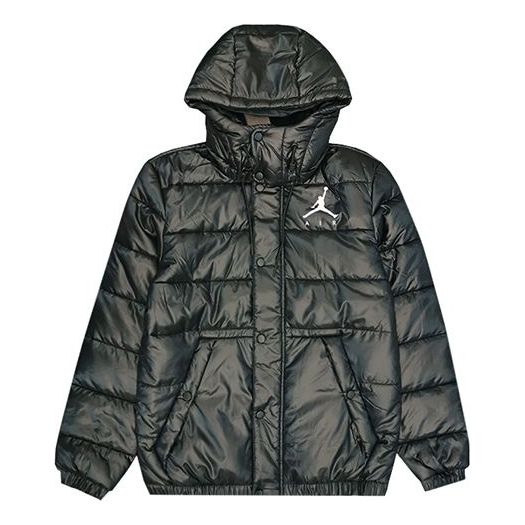 Pernata jakna Jordan Jordan Sports Warm Hooded Padded Jacket Crna | CQ4698-010