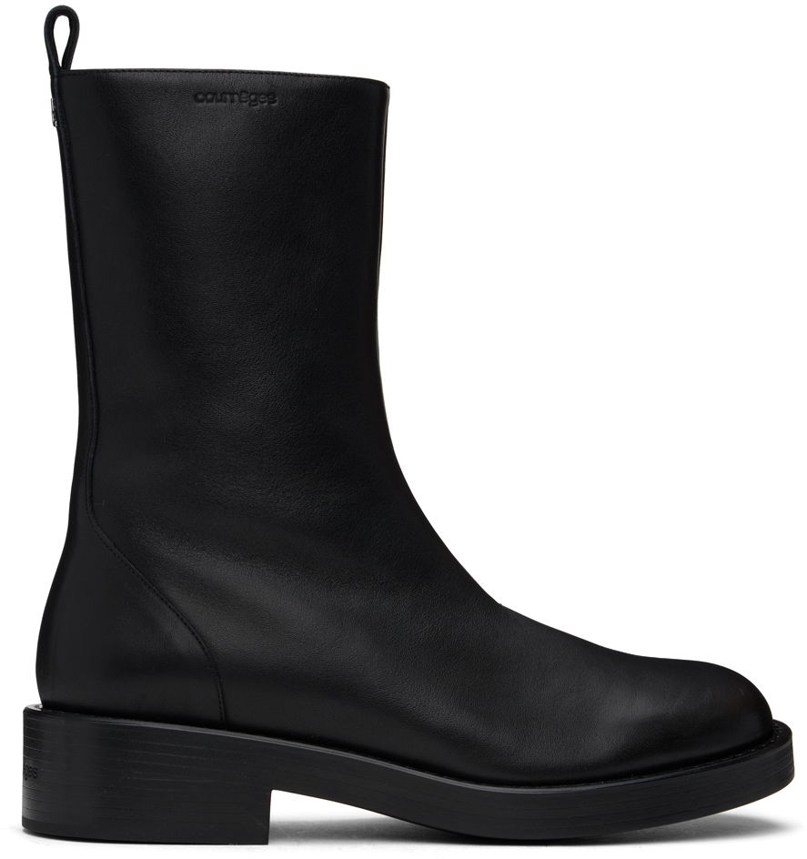 Tenisice i cipele Courrèges Leather Rider Boots Crna | VESSAB012CR0068, 0