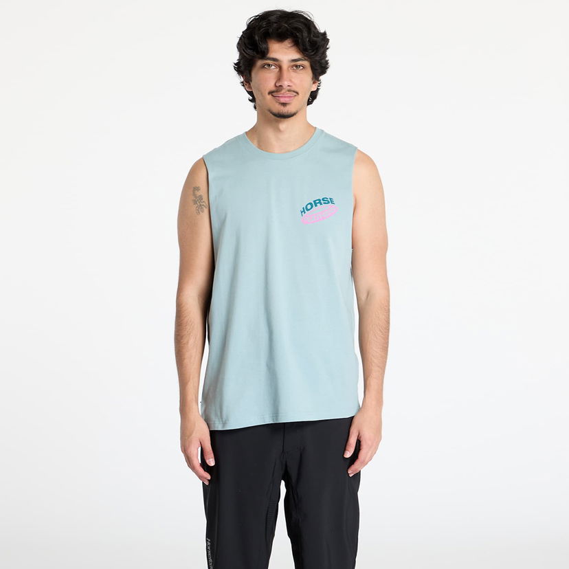 Majica bez rukava Horsefeathers Horsefeathers Orbit Tank Top Tirkiz | SM1378B