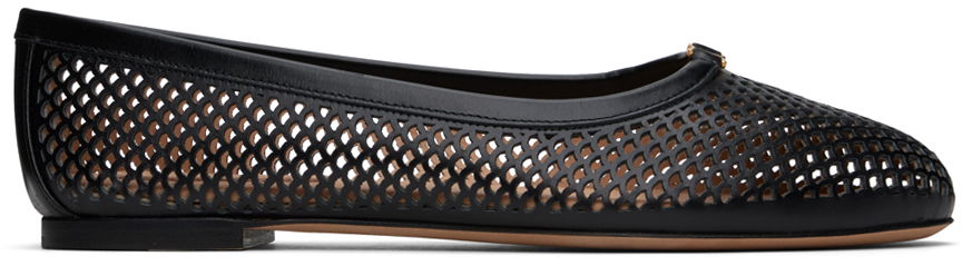 Tenisice i cipele CHLOÉ Chloé Marcie Perforated Ballerina Flats Crna | CHC24U973KM, 0