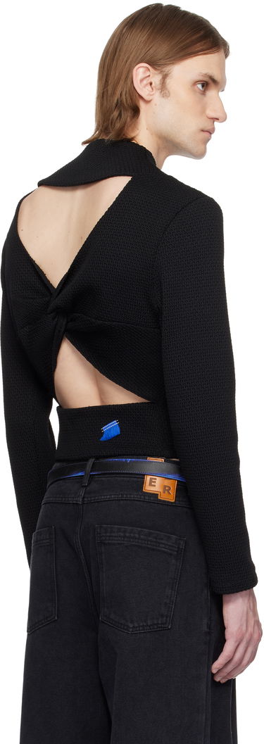 Džemper ADER ERROR ADER error Cropped Cable Knit Cardigan Crna | BO01SSKT0702BK, 2