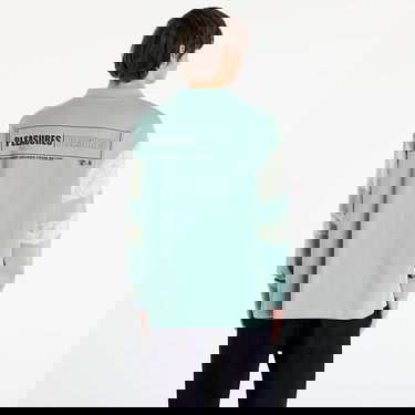 Polo majica Pleasures Sounds Long Sleeve V-Neck Floral Panel Rugby Polo Višebojno | P25F038-MATCHA, 2