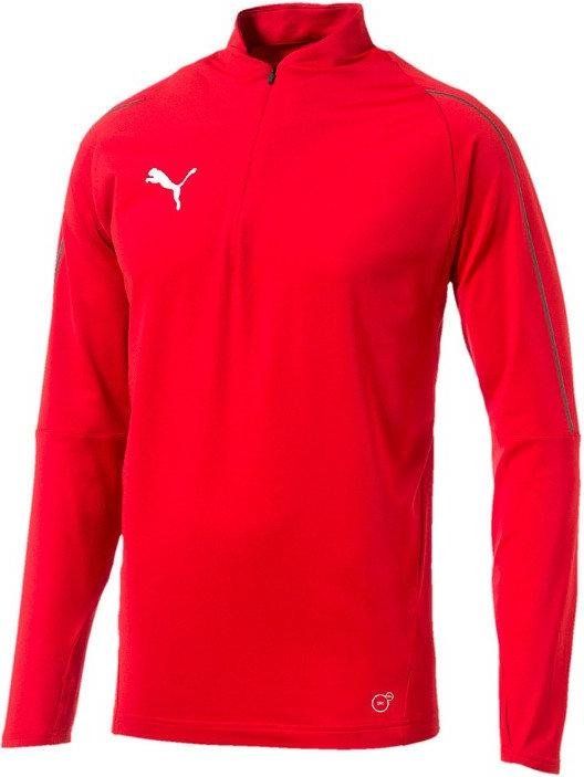 Majica kratkih rukava Puma Training 1 4 Zip Top Crvena | 65528901