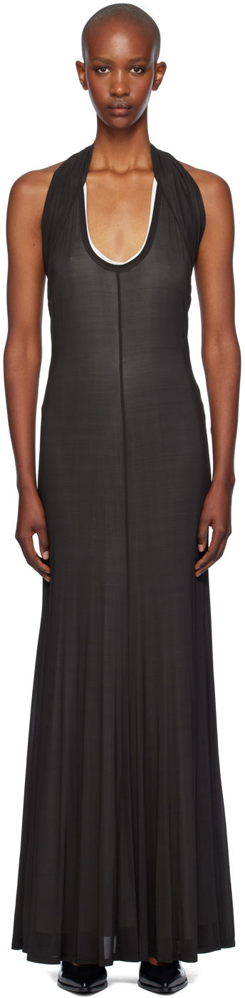 Haljina Helmut Lang Dancer Maxi Dress Crna | O07HW605