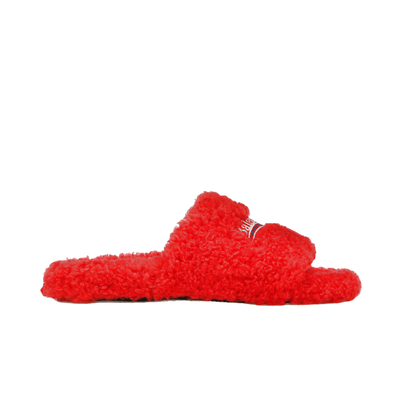 Tenisice i cipele Balenciaga Furry Slide Red Crvena | 654747W2DO16596