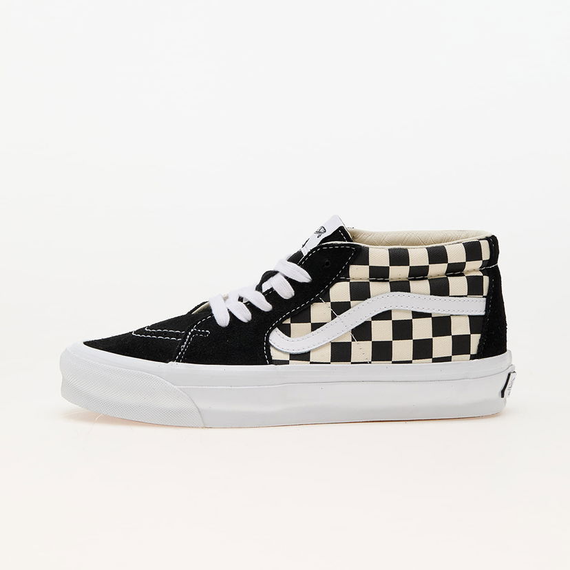 Skateboarding Vans Sk8-Mid Reissue 83 LX Checkerboard Crna | VN000CQQ2BO1