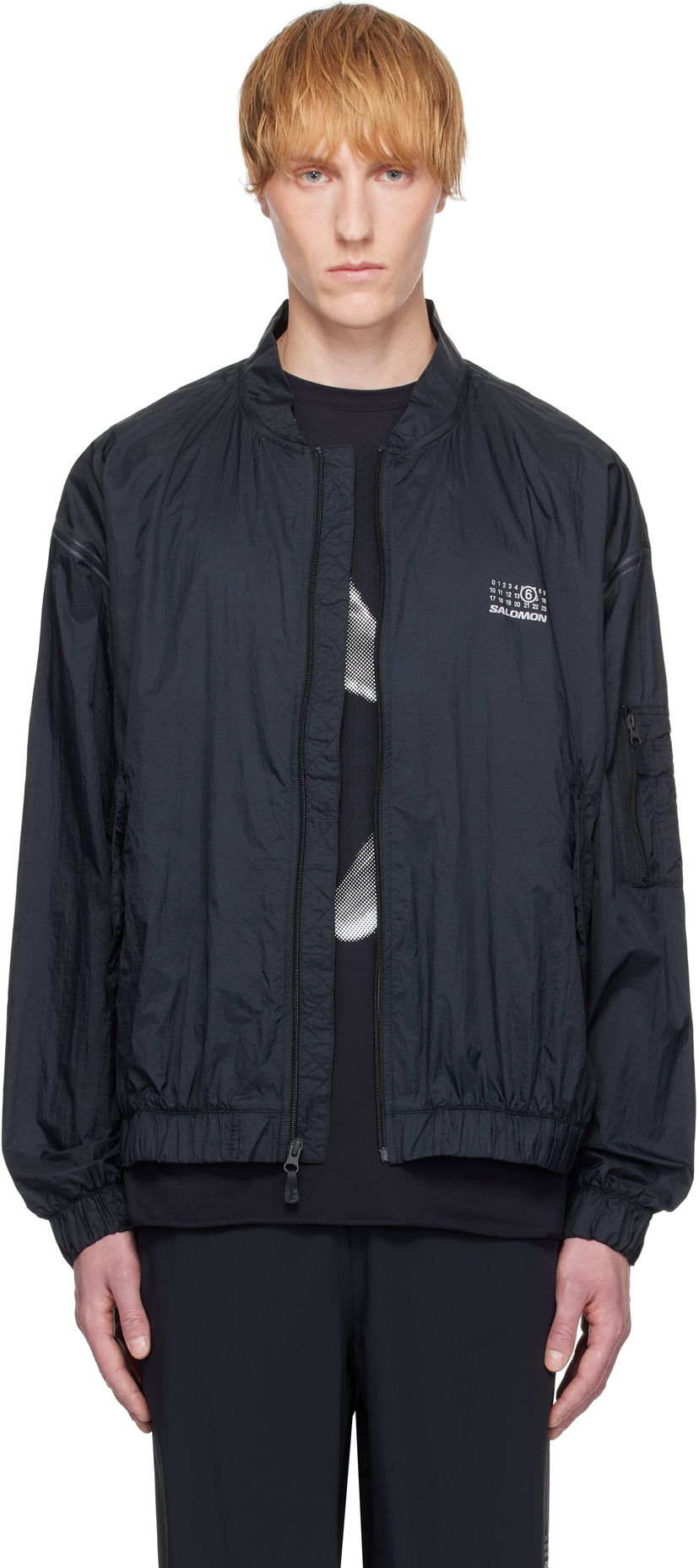 Bomber jakna Maison Margiela MM6 Maison Margiela Salomon Edition Sports Bomber Jacket Crna | SH0AM0056 M35418