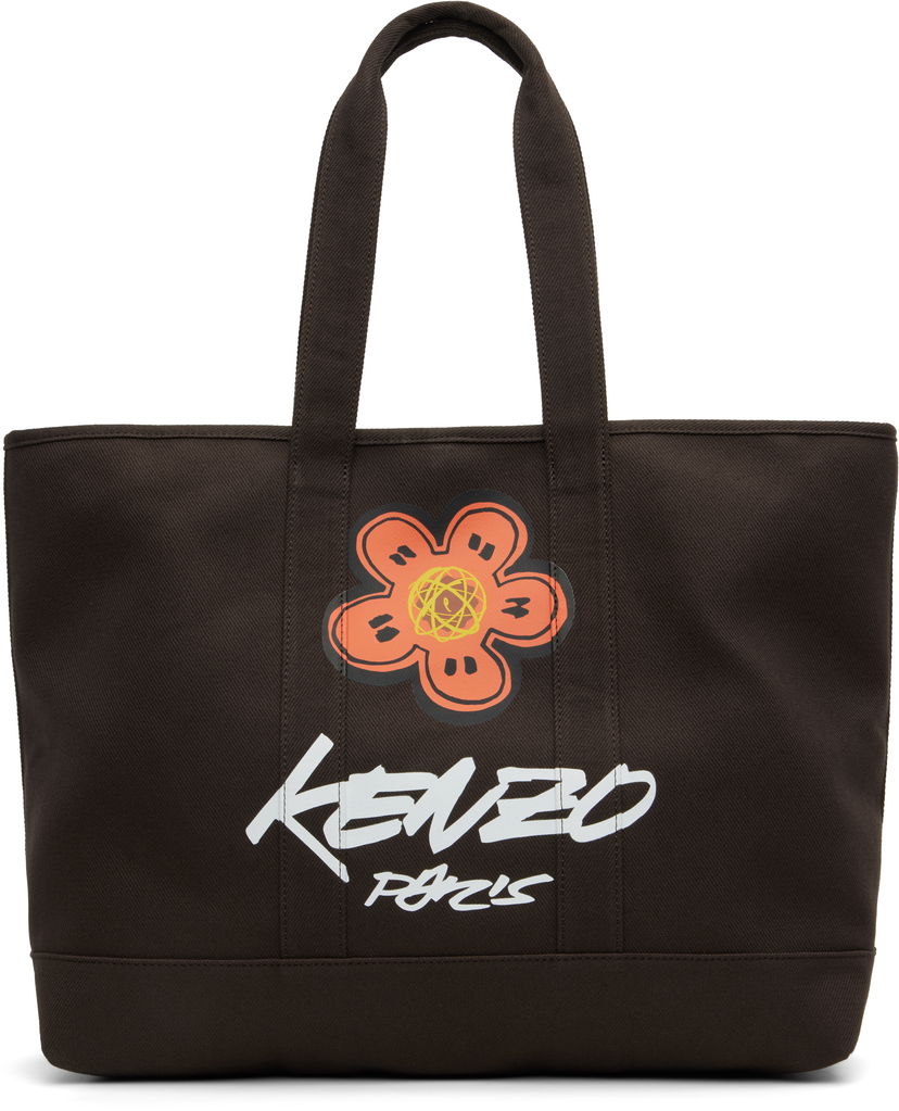 Tote bag KENZO Kenzo Paris Futura 2000 Edition Large Utility Tote Smeđa | FF68SA911F36