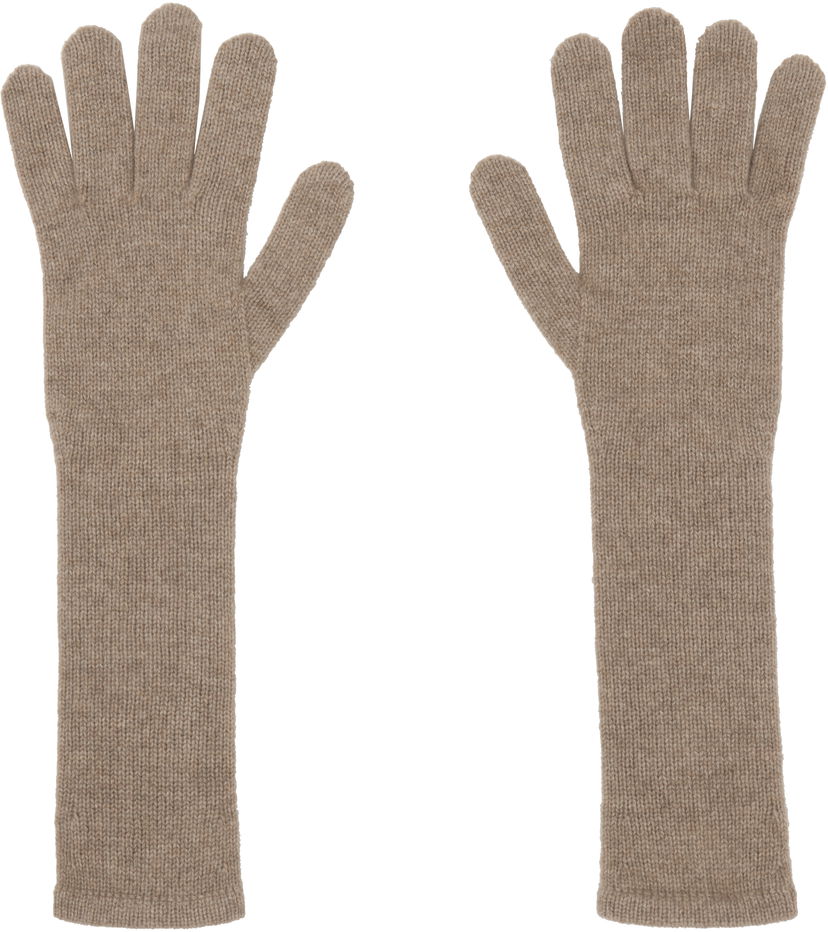 Rukavice Max Mara Mmjock Knit Gloves Bež | 2424566012600 MM02335