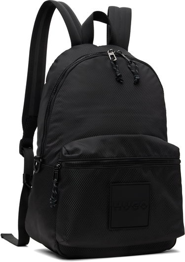 Ruksak BOSS HUGO Ripstop Backpack with Logo Patch Crna | 50551793, 2