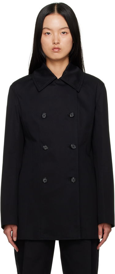 Jakna TOTEME Double-Breasted Blazer Crna | 233-1048-261, 0