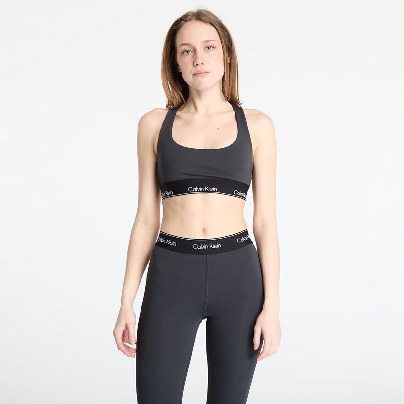 Grudnjak CALVIN KLEIN Calvin Klein Modern Sport Medium Support Bra Siva | LVGWS5K138 UB1