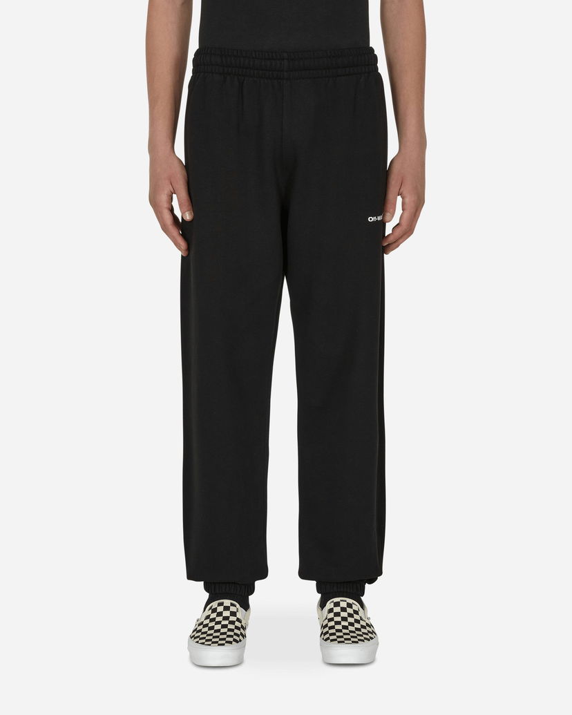 Trenirka Off-White Wave Outline Diag Slim Sweatpants Black Crna | OMCH029F22FLE008 1001
