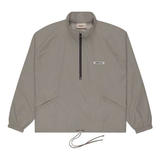 Vjetrovka Fear of God Essentials Half Zip Track Jacket Siva | FOG-FW20-359