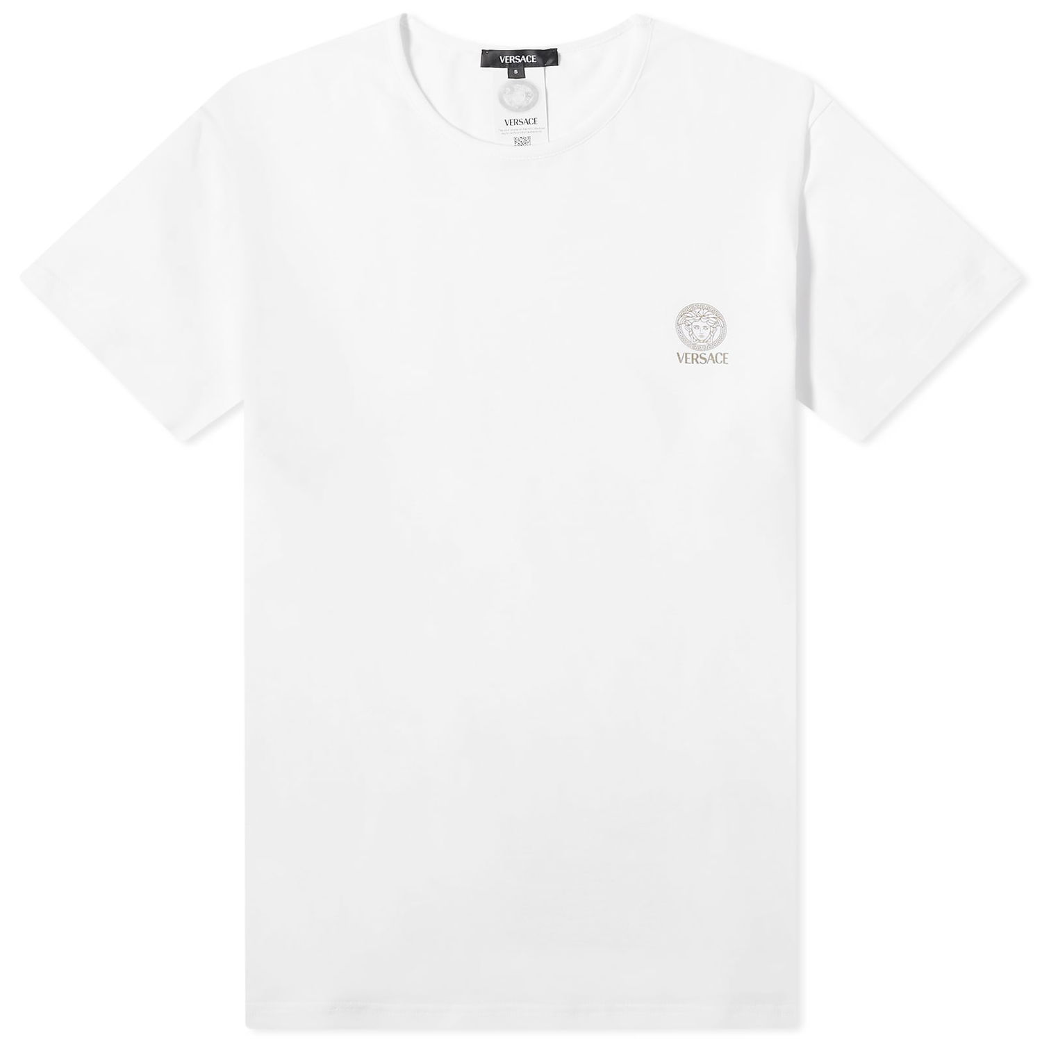 Majica kratkih rukava Versace Men's Medusa Lounge Tee Optical White Bijela | AUU01005-1A10011-A1001, 0