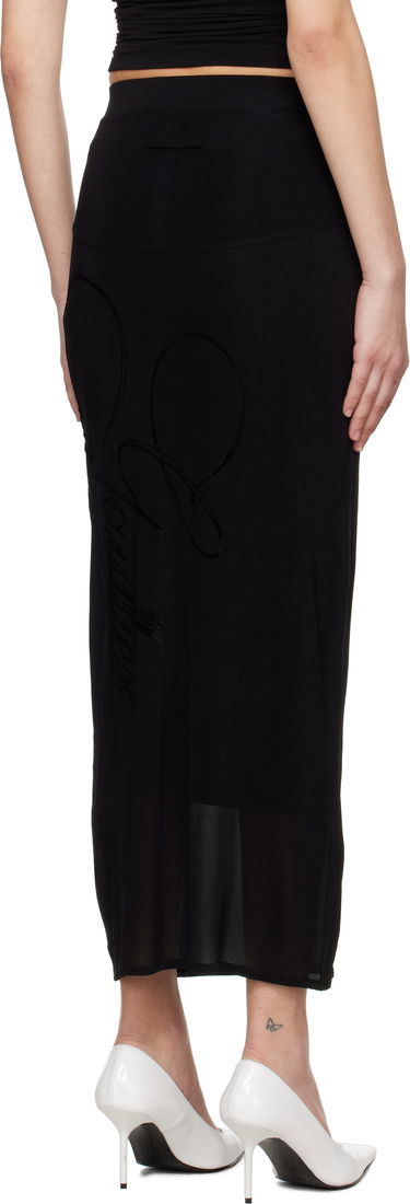 Suknja Jean Paul Gaultier Jean Paul Gaultier Viscose Jersey Maxi Skirt Crna | 25/34-F-JU165I-J082-00, 2
