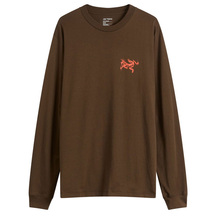 Majica kratkih rukava Arcteryx Kragg SL Bird Tile LS T-Shirt Smeđa | X000009537-022412