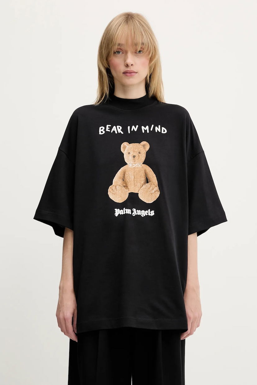 Majica kratkih rukava Palm Angels Palm Angels B Bear In Mind Loose T-Shirt Crna | PWAA017S25JER0051060