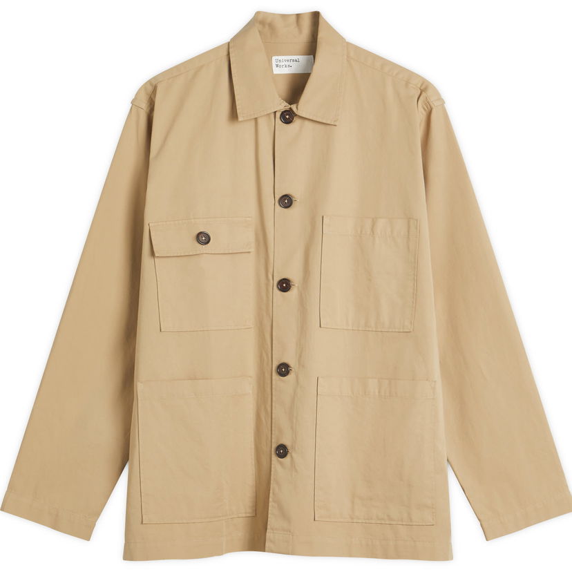 Košulja Universal Works Universal Works Military Shirting Dockside Overshirt, Size Large Bež | P32051-SND