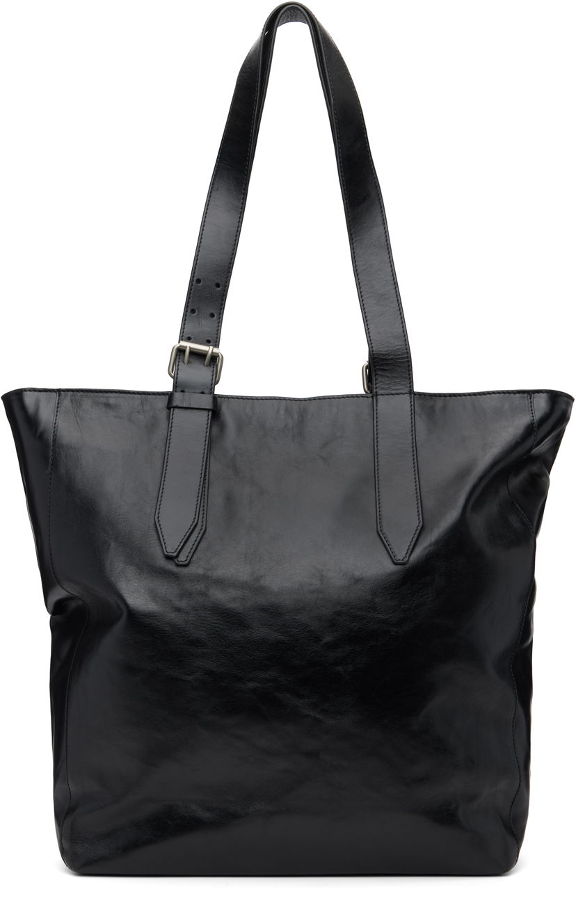 Tote bag Dries Van Noten Dries Van Noten Adjustable Leather Tote Crna | 252-021513-151