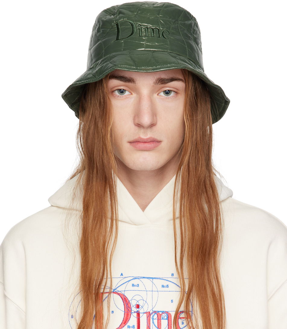 Šešir Dime Quilted Outline Bucket Hat Zelena | DIME23D2F39ARM, 0