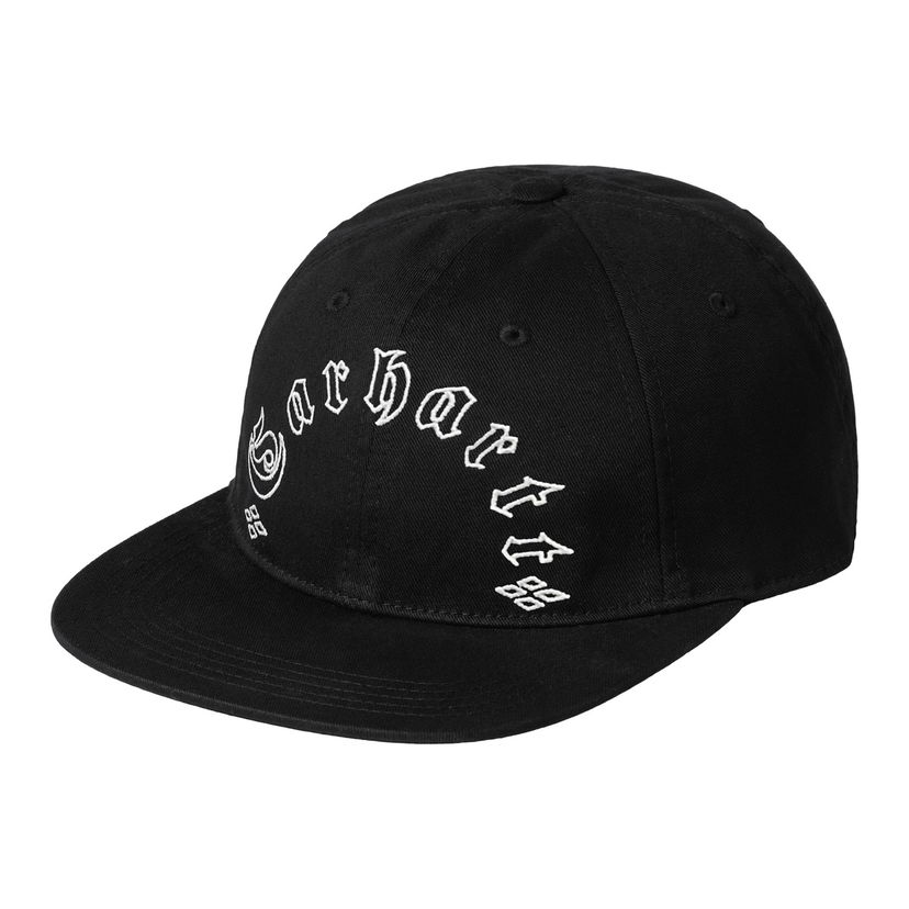 Kapa Carhartt WIP Black Baseball Cap with Logo Crna | I034359_1