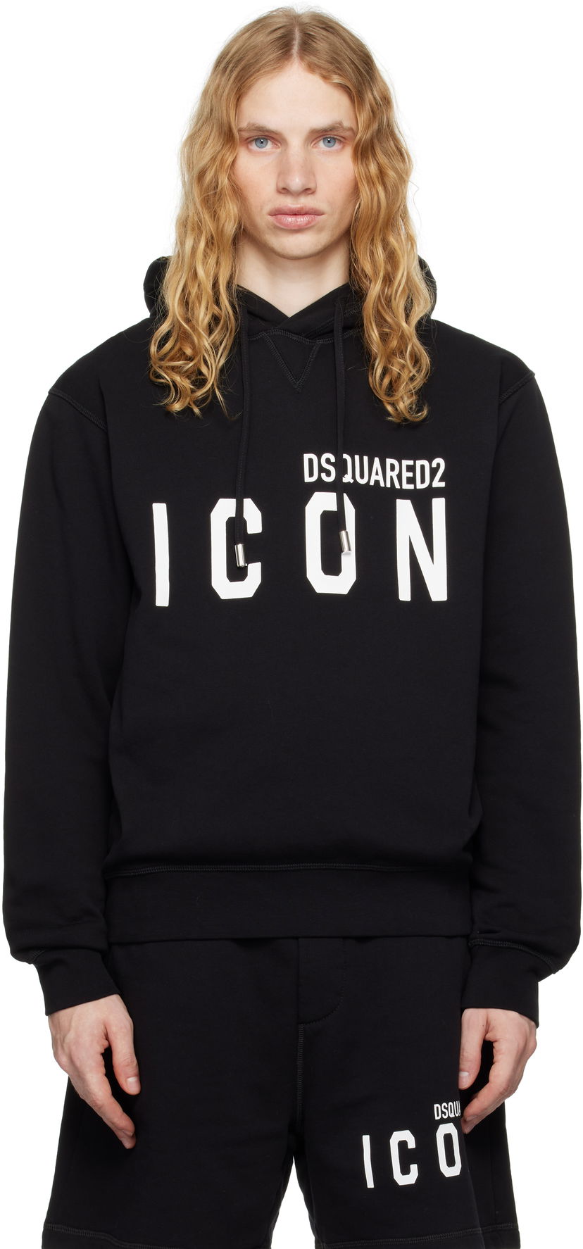Dukserice DSQUARED2 Cool Fit Hoodie Crna | S79GU0003_D25015