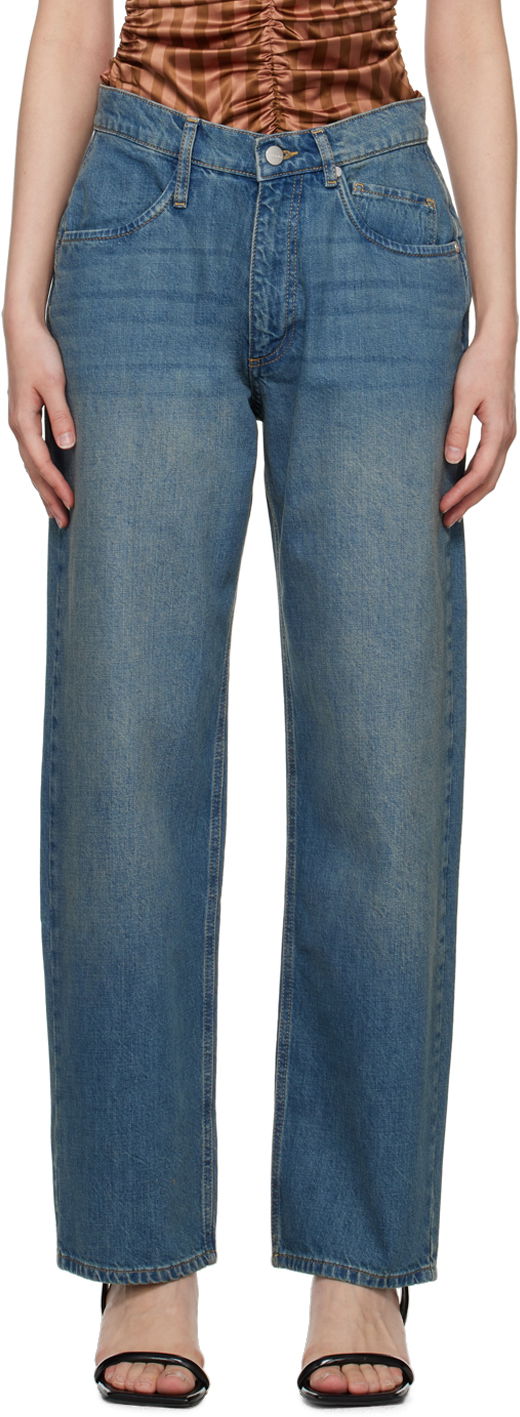 Jeans Miaou Miaou Echo Jeans Plava | 1036SD4ECH