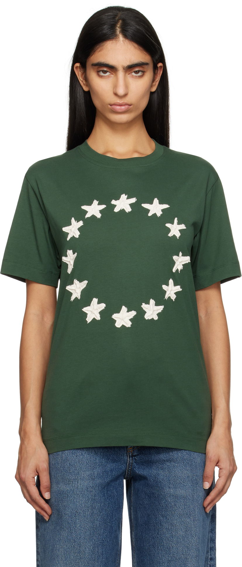 Majica kratkih rukava Études Stars Regular T-Shirt Zelena | H24MMTSH112-34