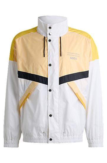 Vjetrovka BOSS Porsche x BOSS Water-Repellent Color-Block Jacket Višebojno | 50531386