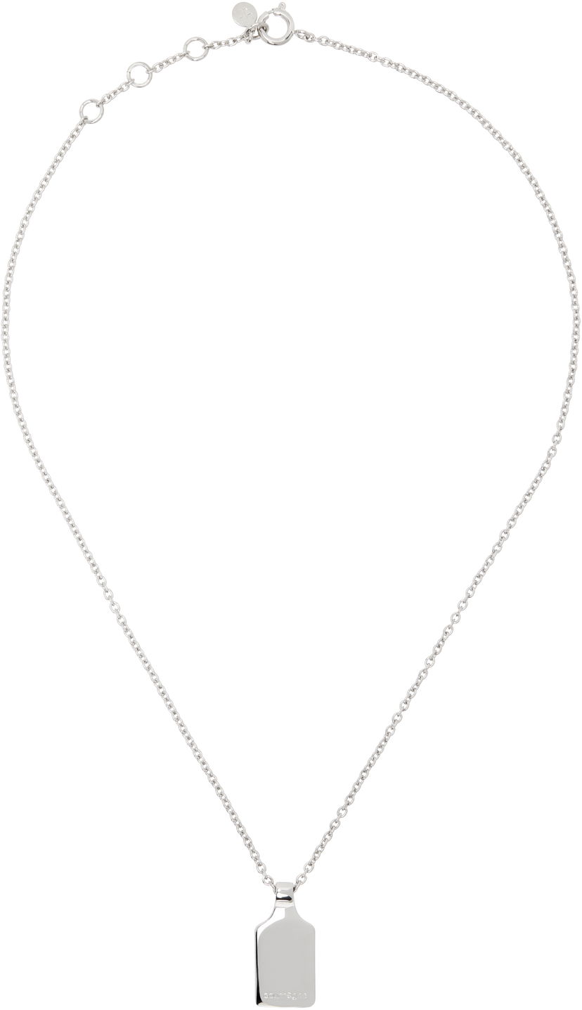 Ogrlica Courrèges Charm Necklace With Pendant Metalik | 324ACO029LA0001