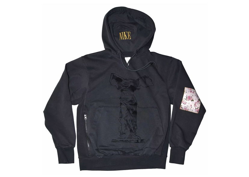 Dukserice Nike Loose Fit Embroidered Patch Hoodie Crna | DQ6091-068