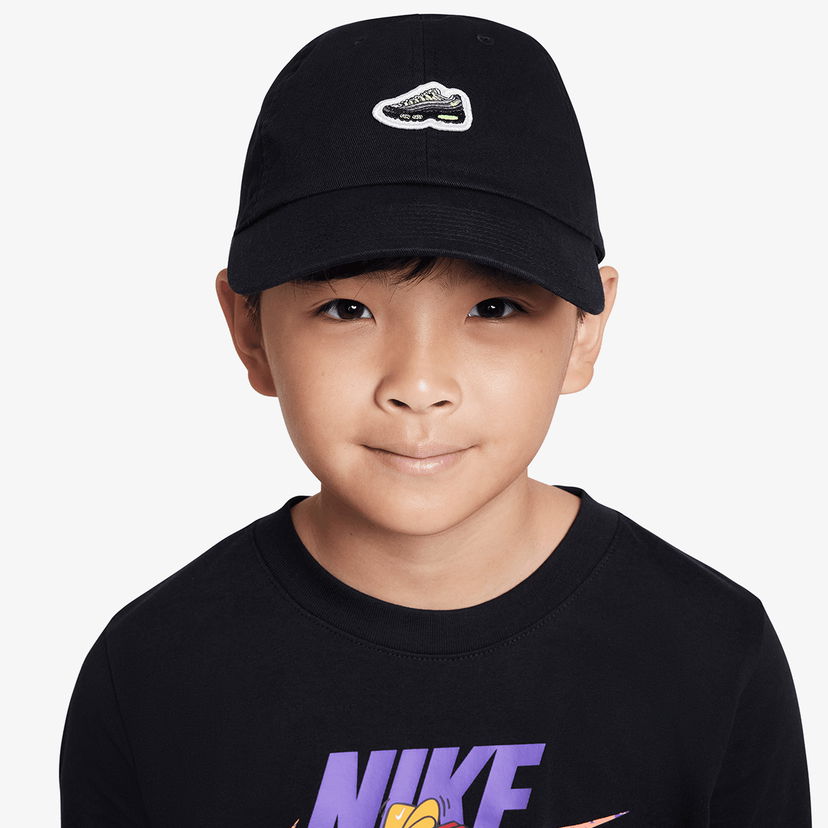 Kapa Nike Kids' Heritage86 Futura Washed Cap AM95 Patch Crna | HJ6984-010