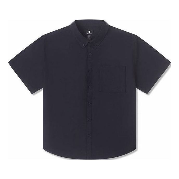 Košulja Converse Short Sleeve Woven Shirt Tamnoplava | 10025290-A01