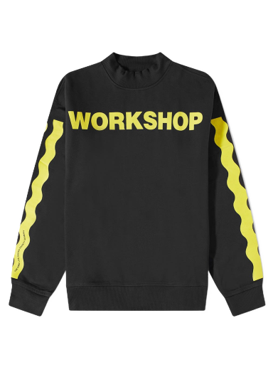 Dukserice 032C Workshop Mock Neck Sweatshirt Crna | FW22-C-2020