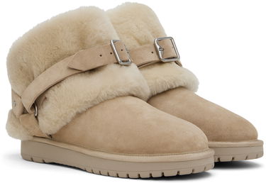 Odjeća Burberry Burberry Shearling Chubby Boots Bež | 8095547, 3