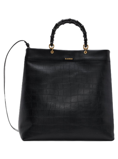 Tote bag Jil Sander Medium Leather Tote Bag Crna | J07WC0020_P5383
