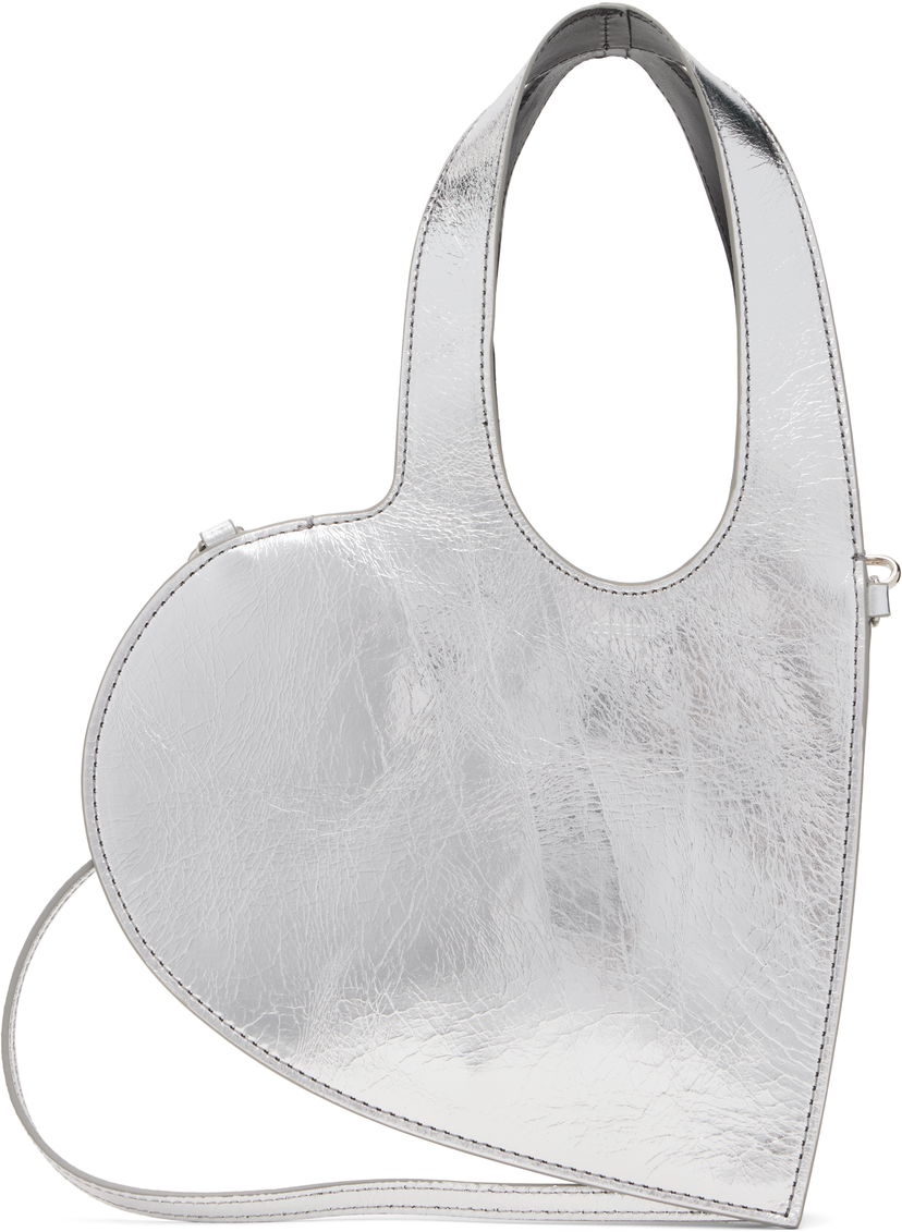 Tote bag Coperni Coperni Mini Heart Tote Bag Metalik | COPBA93F6051