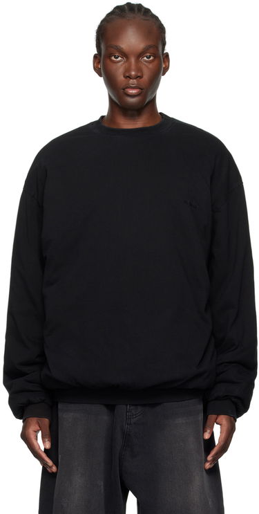 Džemper We11done We11done Padded Sweatshirt Crna | WD-TS2-24-785-U-BK, 0