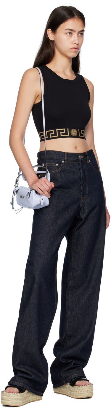 Ručna torbica Versace Versace Tag Bowling Mini Bag Plava | 1019178_1A14402_1V15P, 3