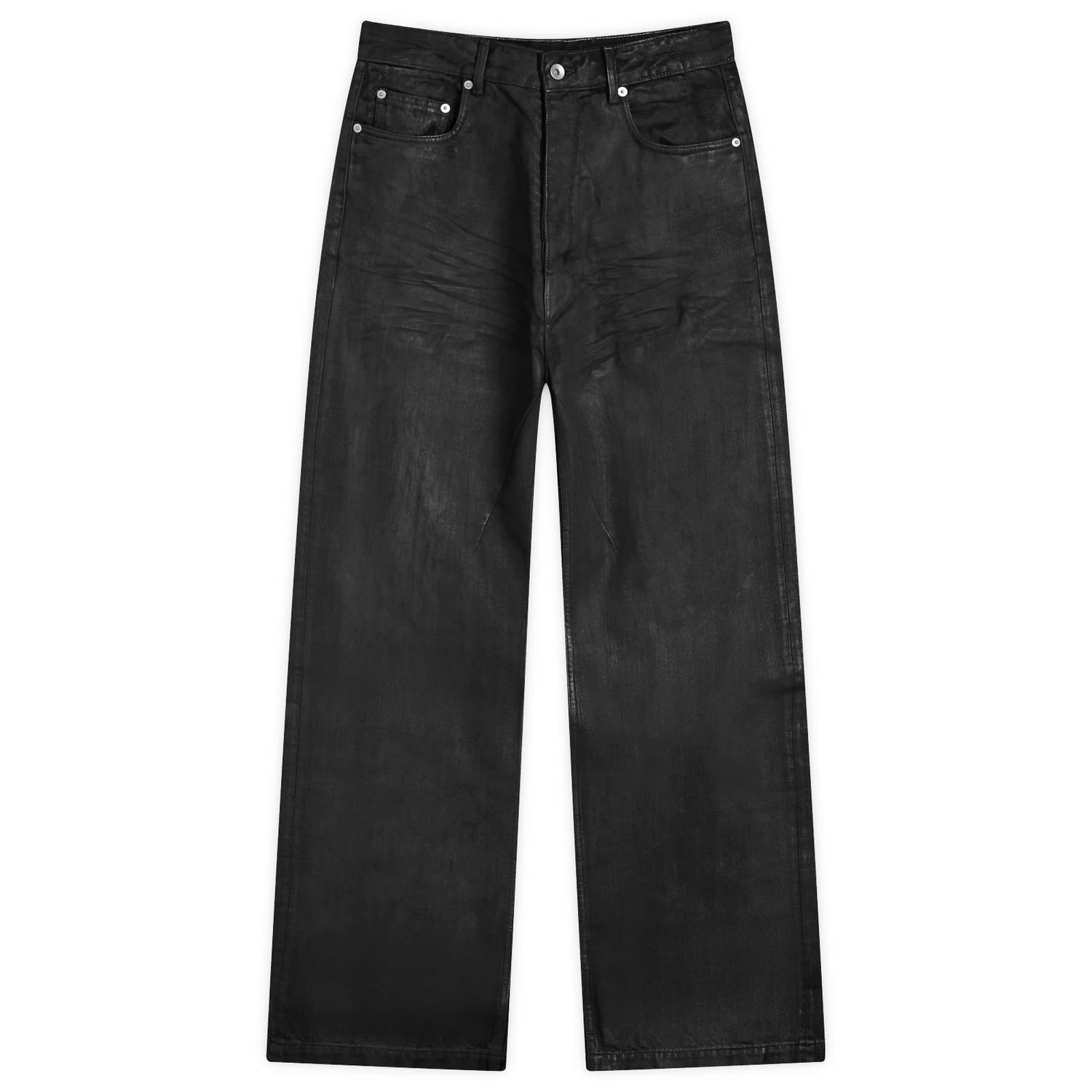 Jeans Rick Owens DRKSHDW Geth Coated Jeans Crna | DU02E7351-BW-99X, 1