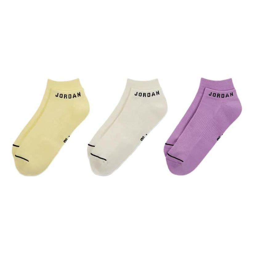 Čarape Jordan Everyday Logo Ankle Socks (3 Pack) Žuta | DX9656-908