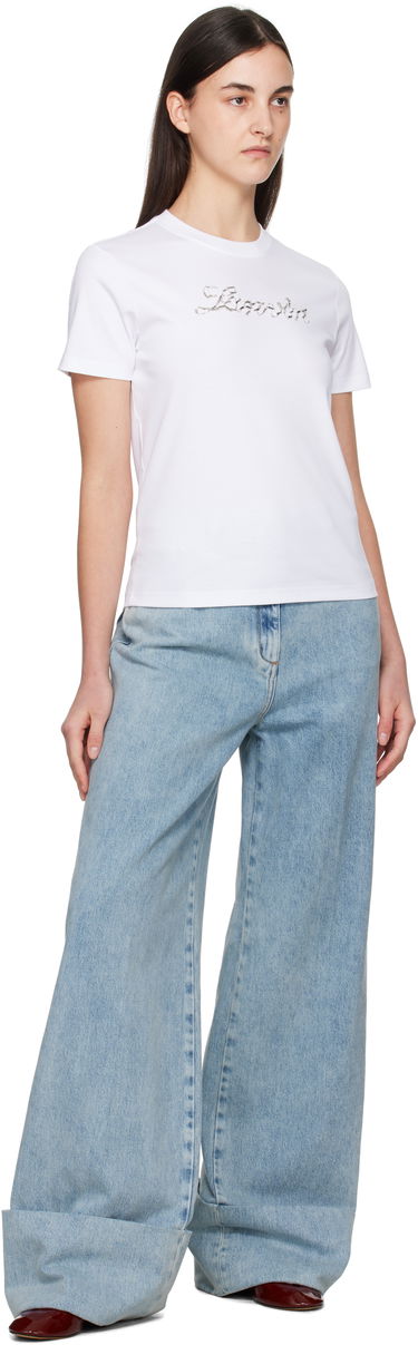 Majica kratkih rukava LANVIN Lanvin Bead Embroidered T-Shirt Bijela | RW-TS9030-J176-P25, 3