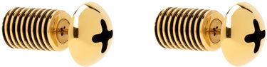 Naušnice Balenciaga Garage Screw Earrings Bež | 770134-TZ99J-0604, 1
