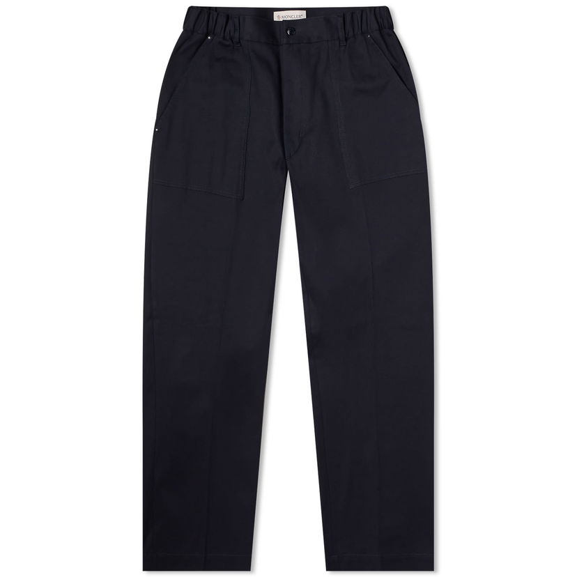 Hlače Moncler Cotton Trousers Tamnoplava | 2A000-28-M4170-742