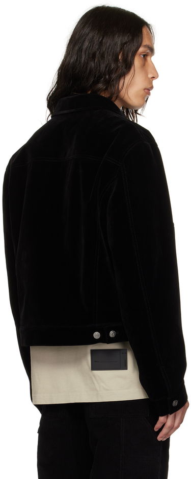 Jakna We11done We11done Velvet Crop Jacket Crna | WD-JK3-23-041-M-BK, 2